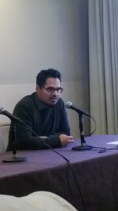 Michael Pena at a SXSW Press Conference