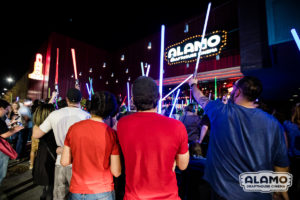 Carrie Fisher lightsaber vigil at The Alamo Drafthouse Cinema in Austin, Texas. / Photo by www.hlkfotos.com